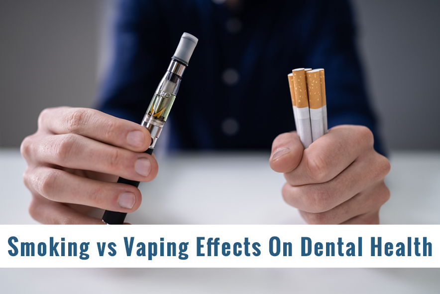 Smoking vs Vaping, which is worse for dental health
